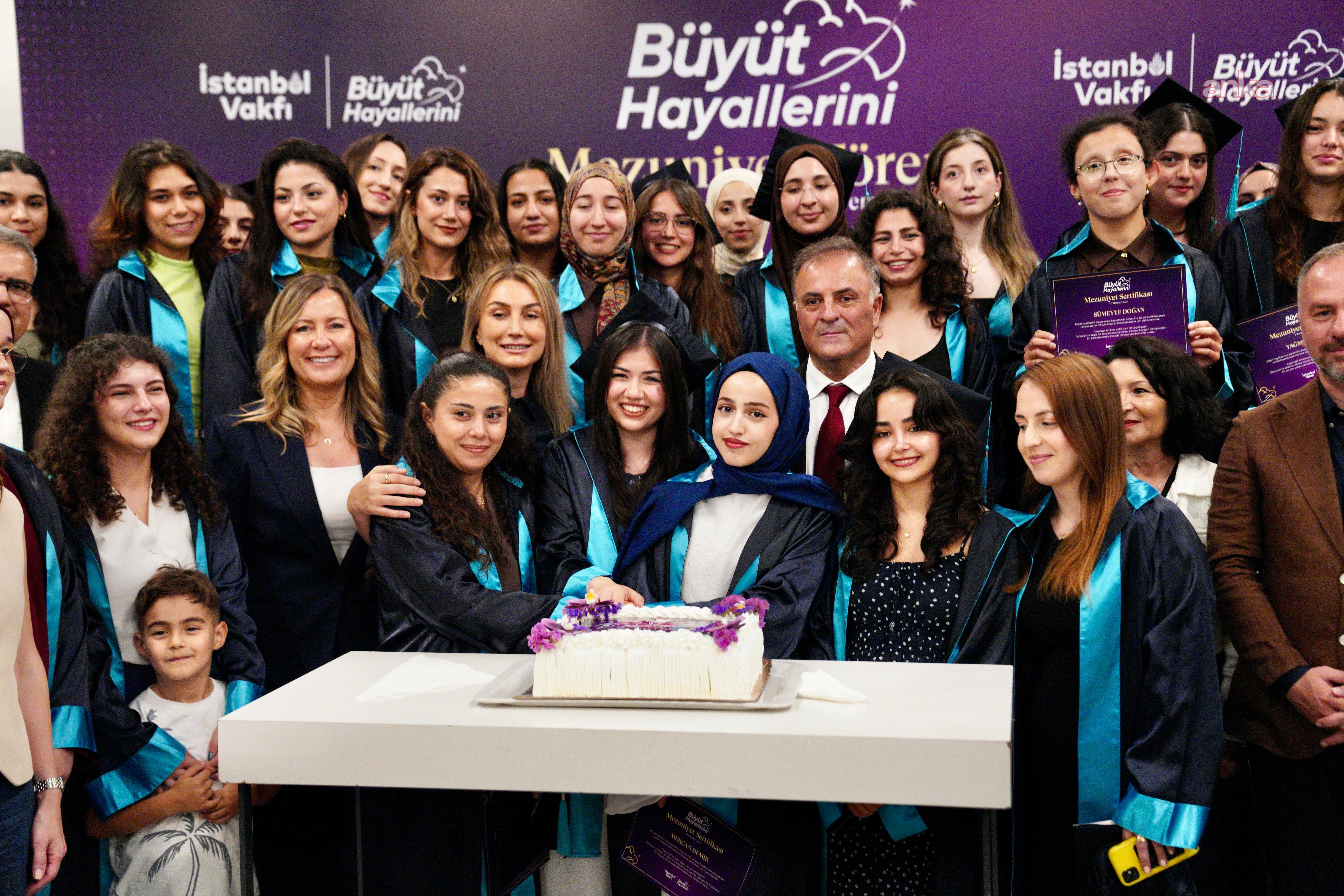 İstanbul Vakfı’nın Büyüt Hayallerini projesinden 267 genç daha mezun oldu… İmamoğlu: Hayaller tutsak edilemez