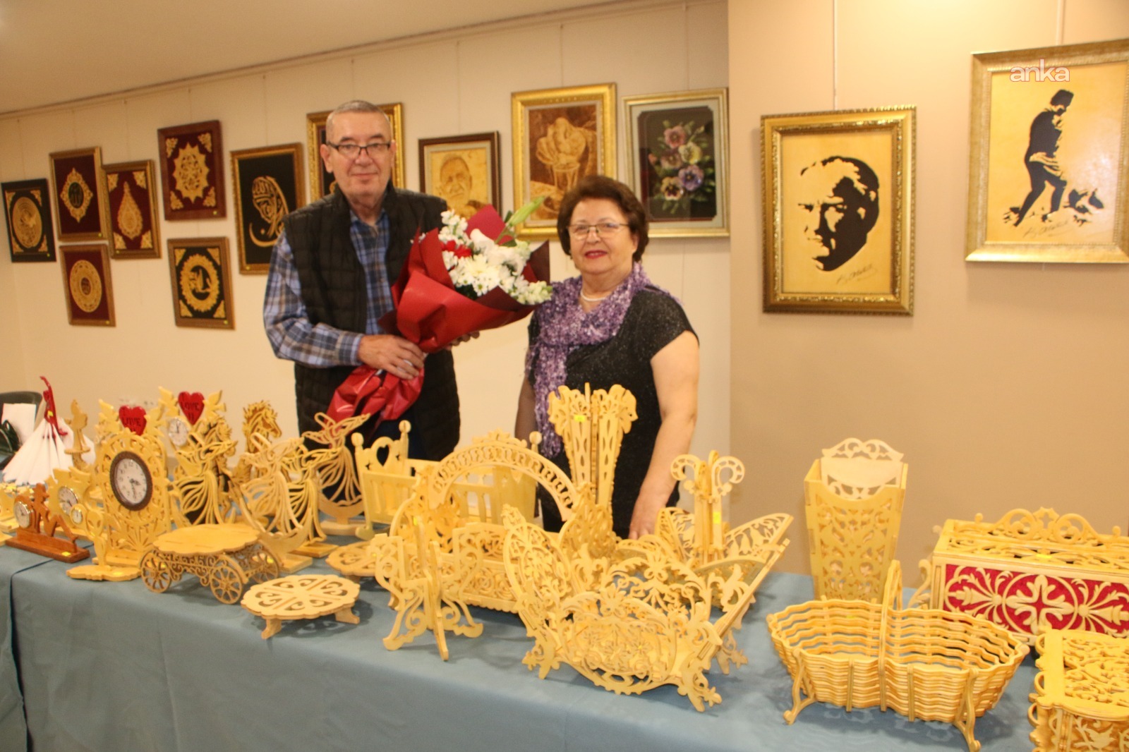 Kartal’da “Ahşaptan Esintiler” sergisi ziyarete açıldı